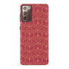 Samsung Galaxy Note 20 Opulent Art Deco Phone Case in Red