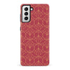 Samsung Galaxy S21 Opulent Art Deco Phone Case in Red