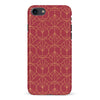 iPhone 7/8/SE Opulent Art Deco Phone Case in Red
