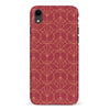 iPhone XR Opulent Art Deco Phone Case in Red