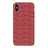 iPhone XS Max Opulent Art Deco Phone Case in Red