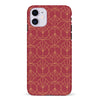 iPhone 11 Opulent Art Deco Phone Case in Red