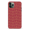 iPhone 11 Pro Opulent Art Deco Phone Case in Red