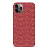 iPhone 11 Pro Max Opulent Art Deco Phone Case in Red