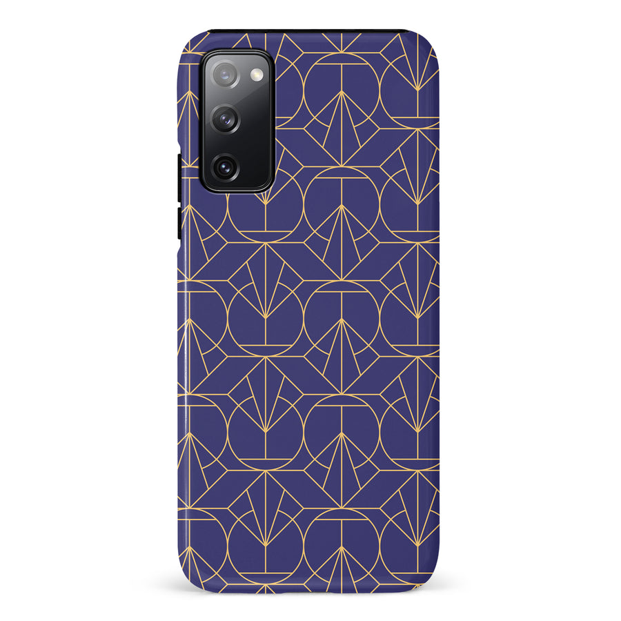 Samsung Galaxy S20 FE Opulent Art Deco Phone Case in Purple