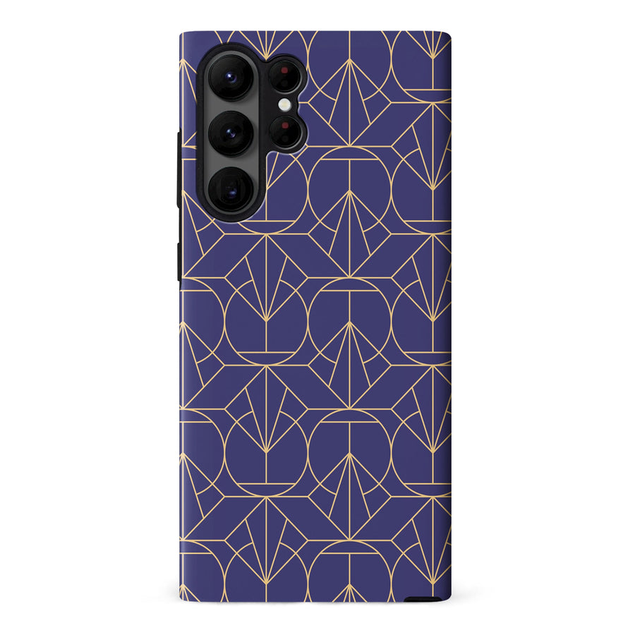 Samsung Galaxy S23 Ultra Opulent Art Deco Phone Case - Purple