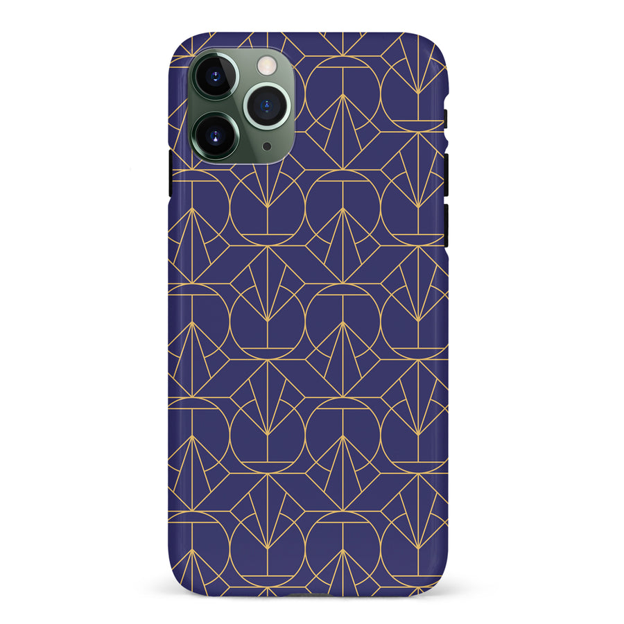 iPhone 11 Pro Opulent Art Deco Phone Case in Purple