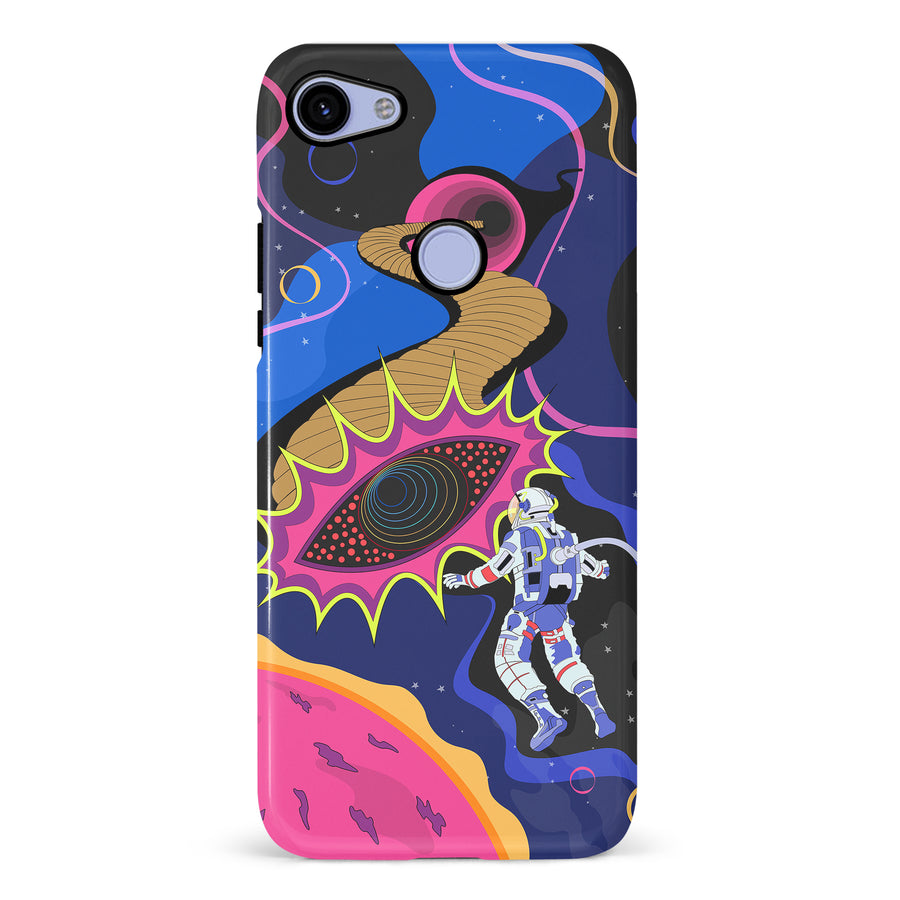 Google Pixel 3A XL A Space Oddity Psychedelic Phone Case
