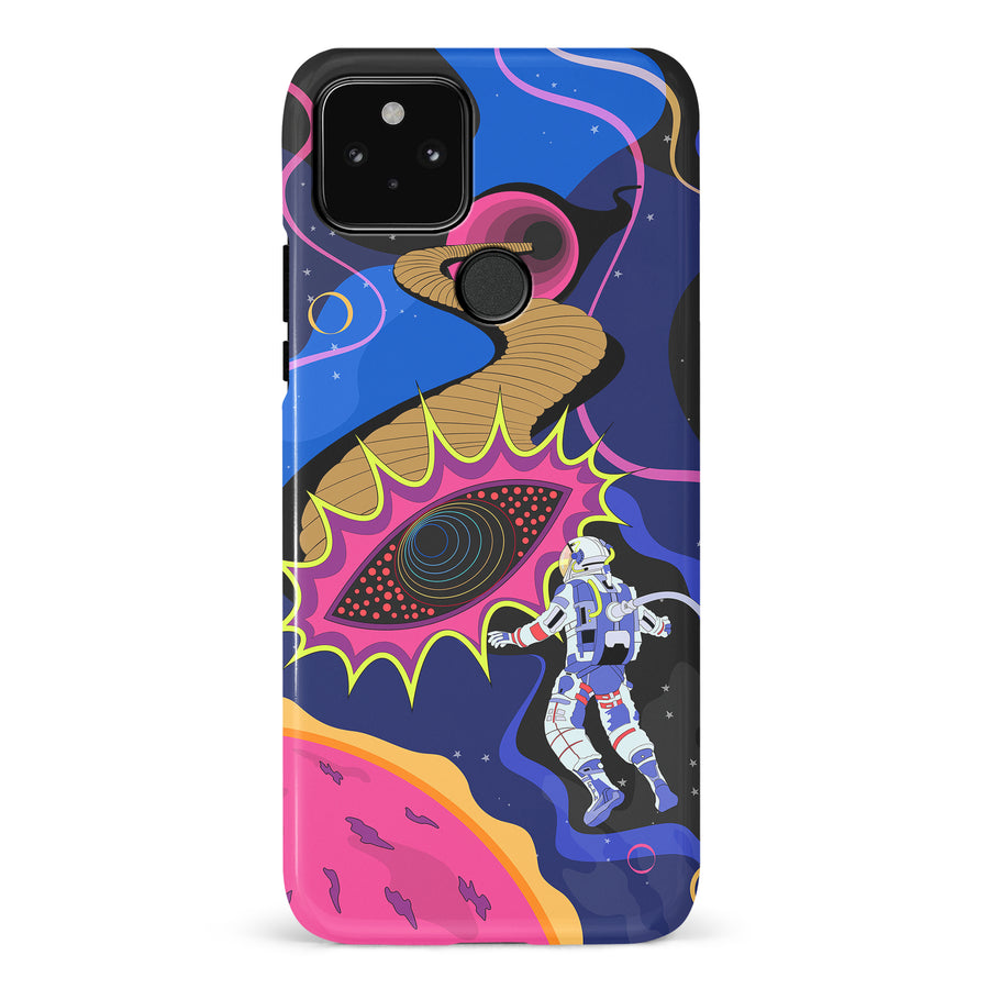 Google Pixel 5 A Space Oddity Psychedelic Phone Case