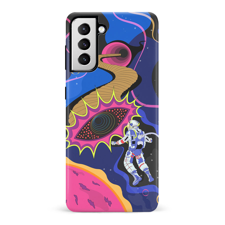 Samsung Galaxy S21 A Space Oddity Psychedelic Phone Case