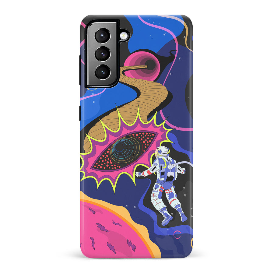 Samsung Galaxy S21 Plus A Space Oddity Psychedelic Phone Case