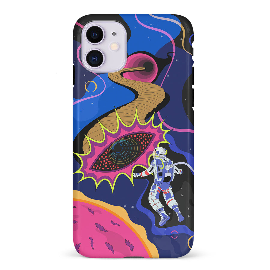 iPhone 11 A Space Oddity Psychedelic Phone Case
