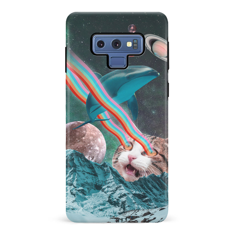 Samsung Galaxy Note 9 Cats in Space Psychedelic Phone Case