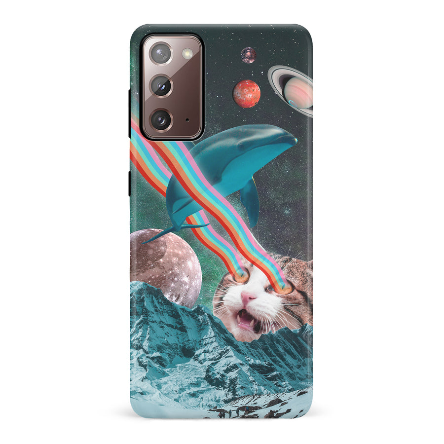 Samsung Galaxy Note 20 Cats in Space Psychedelic Phone Case