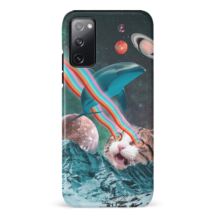 Samsung Galaxy S20 FE Cats in Space Psychedelic Phone Case