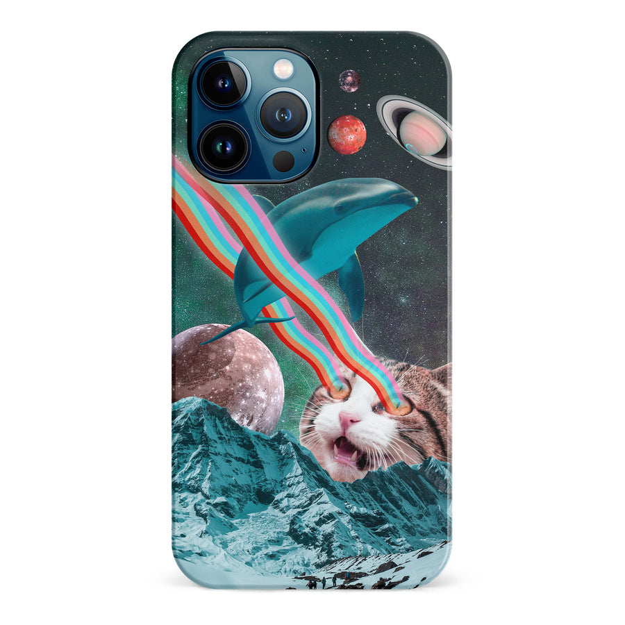 iPhone 12 Pro Max Cats in Space Psychedelic Phone Case