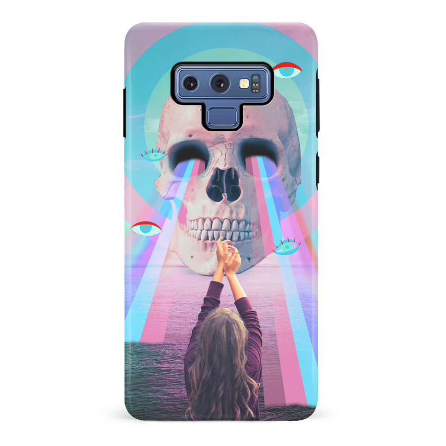 Samsung Galaxy Note 9 Skull with Lasers Phone Case