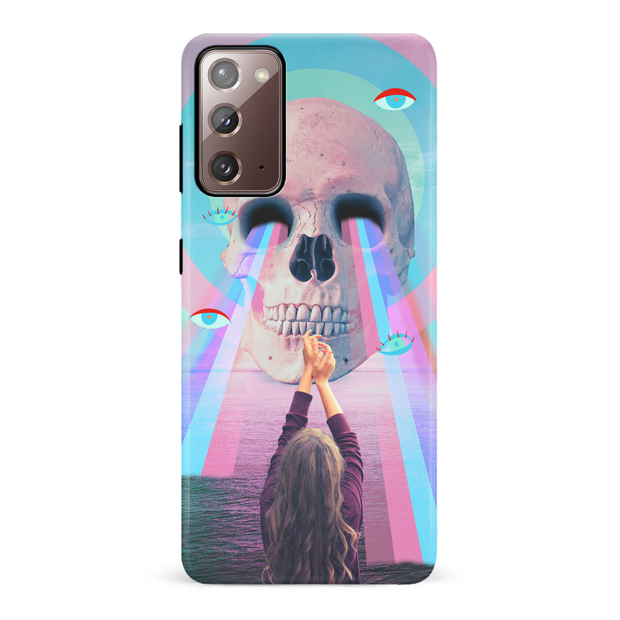 Samsung Galaxy Note 20 Skull with Lasers Phone Case