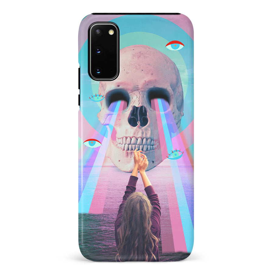 Samsung Galaxy S20 Skull with Lasers Phone Case