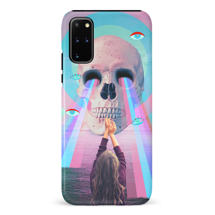 Samsung Galaxy S20 Plus Skull with Lasers Phone Case