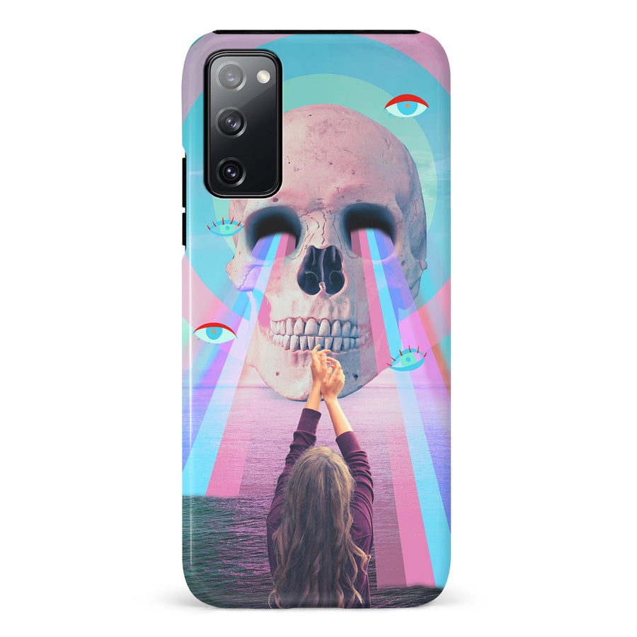 Samsung Galaxy S20 FE Skull with Lasers Phone Case
