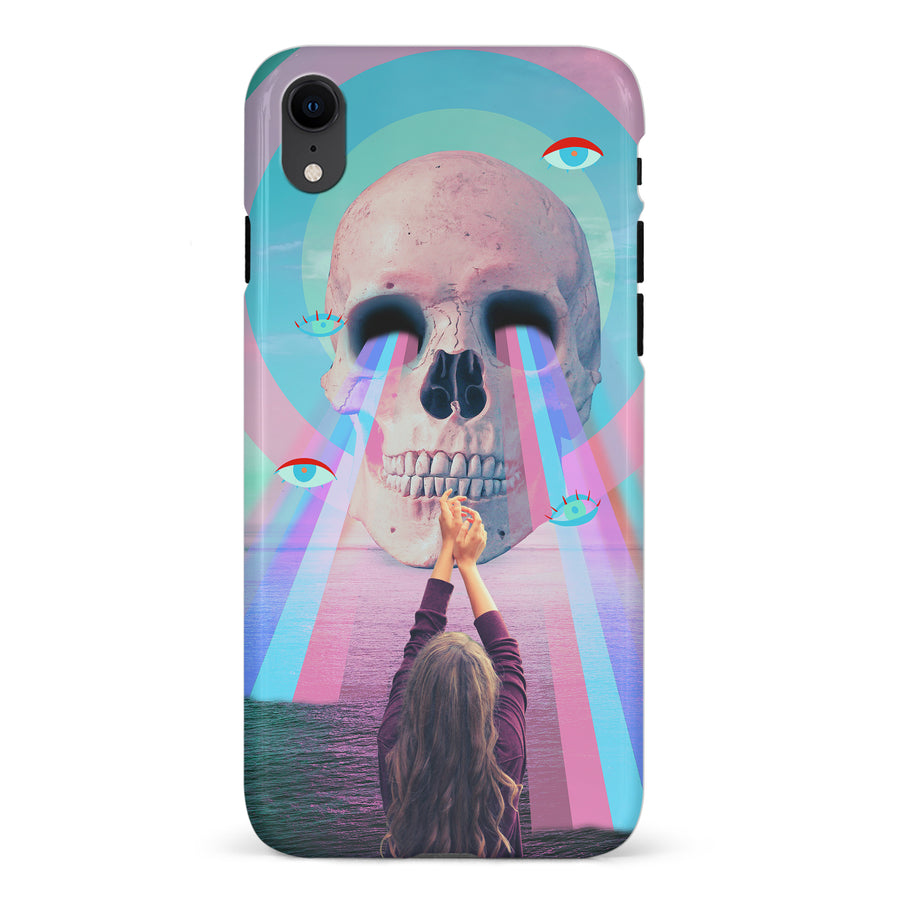 iPhone XR Skull with Lasers Phone Case