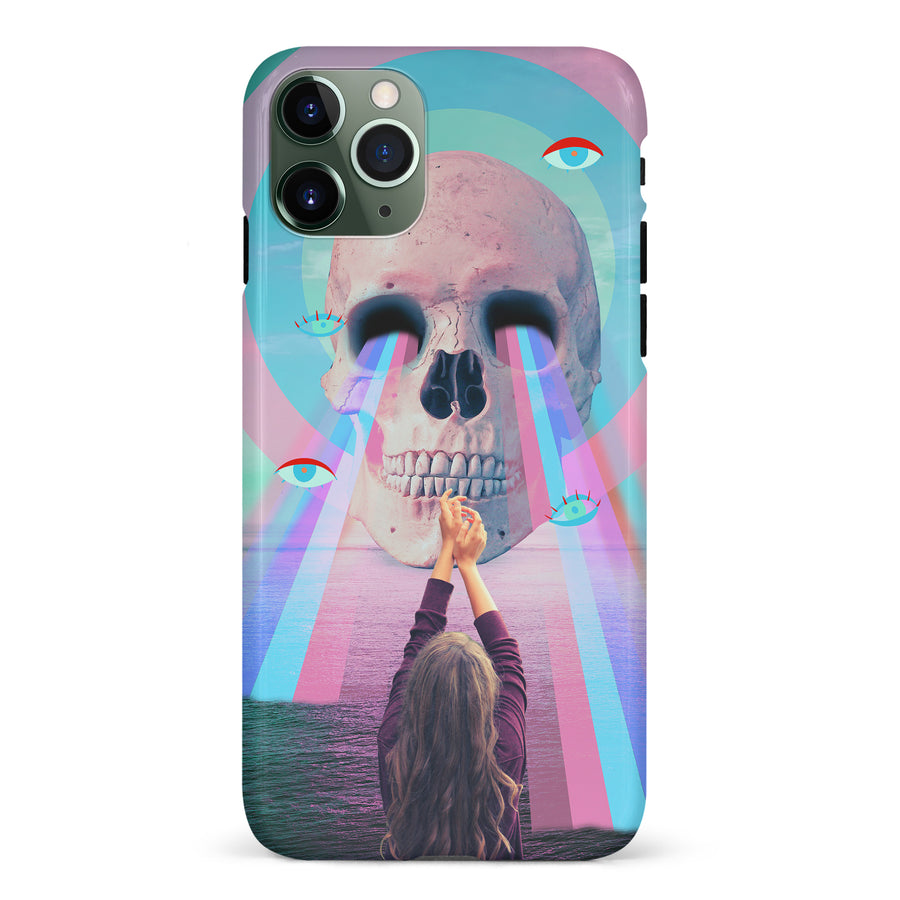 iPhone 11 Pro Skull with Lasers Phone Case