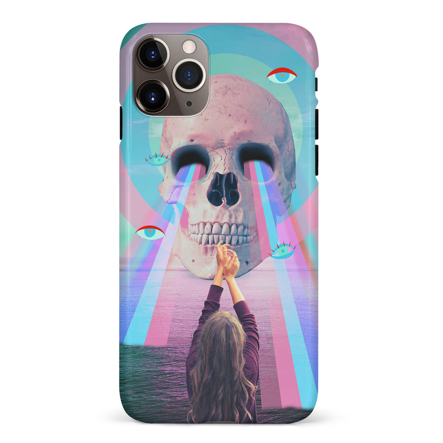 iPhone 11 Pro Max Skull with Lasers Phone Case