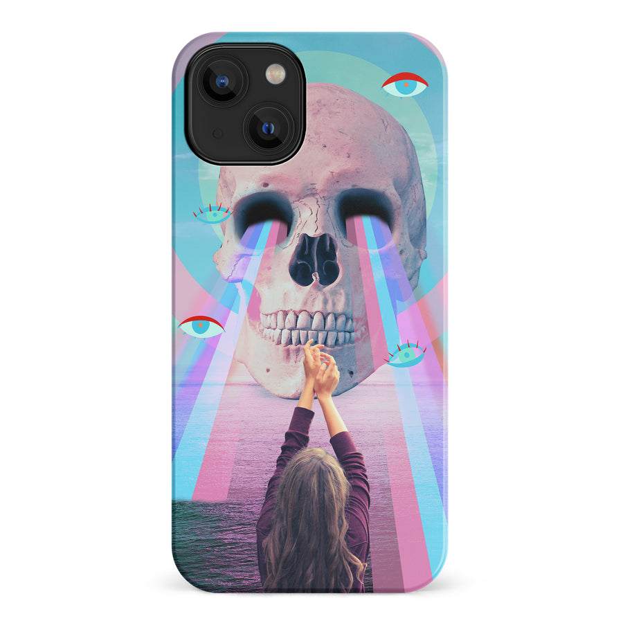 iPhone 14 Skull with Lasers Phone Case