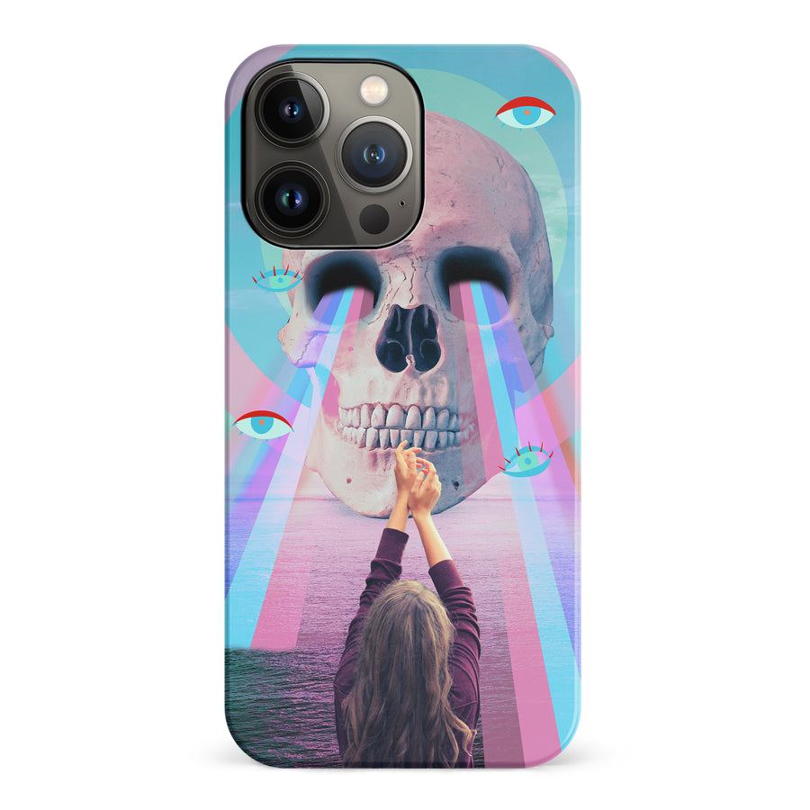 iPhone 14 Pro Skull with Lasers Phone Case