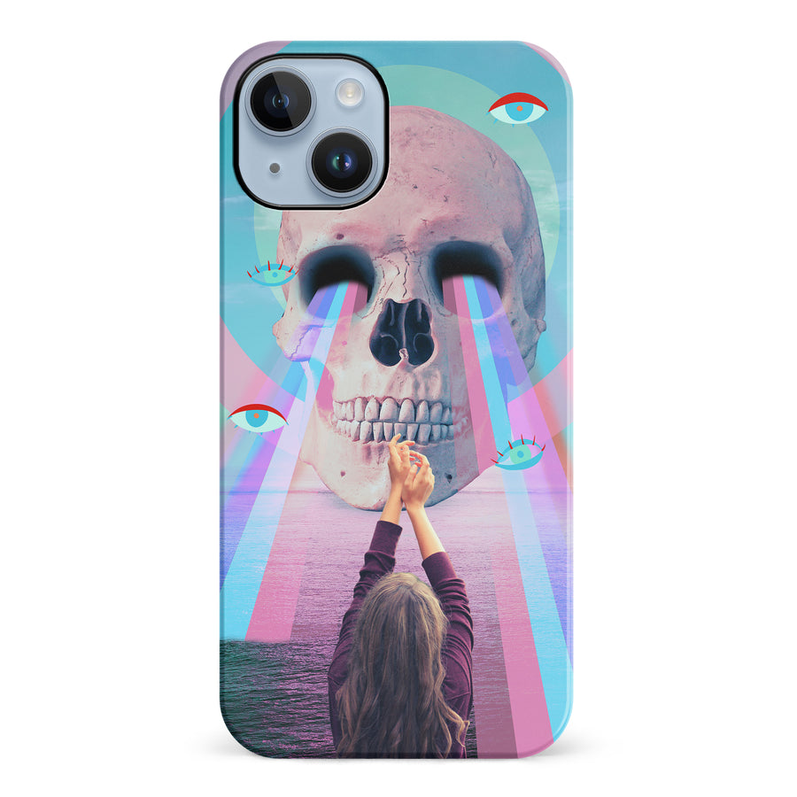 iPhone 14 Plus Skull with Lasers Phone Case