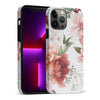 iPhone 13 Pro Max peonies one phone case in white