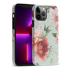 iPhone 13 Pro Max peonies one phone case in green