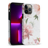 iPhone 13 Mini Peonies Two Phone Case in White