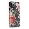 iPhone 13 Pro Max peonies one phone case in black