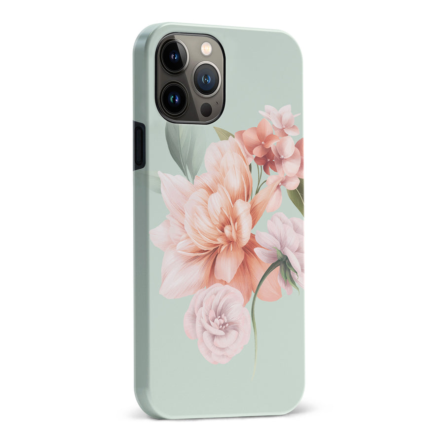 iPhone 13 Pro Max full bloom phone case in green