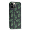 iPhone 13 Pro Max Banana Leaves Floral Phone Case in Black
