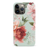iPhone 13 Pro Max peonies one phone case in green