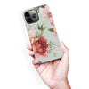 iPhone 13 Pro Max peonies one phone case in green