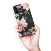 iPhone 13 Pro Max Peonies Two Floral Phone Case in Black