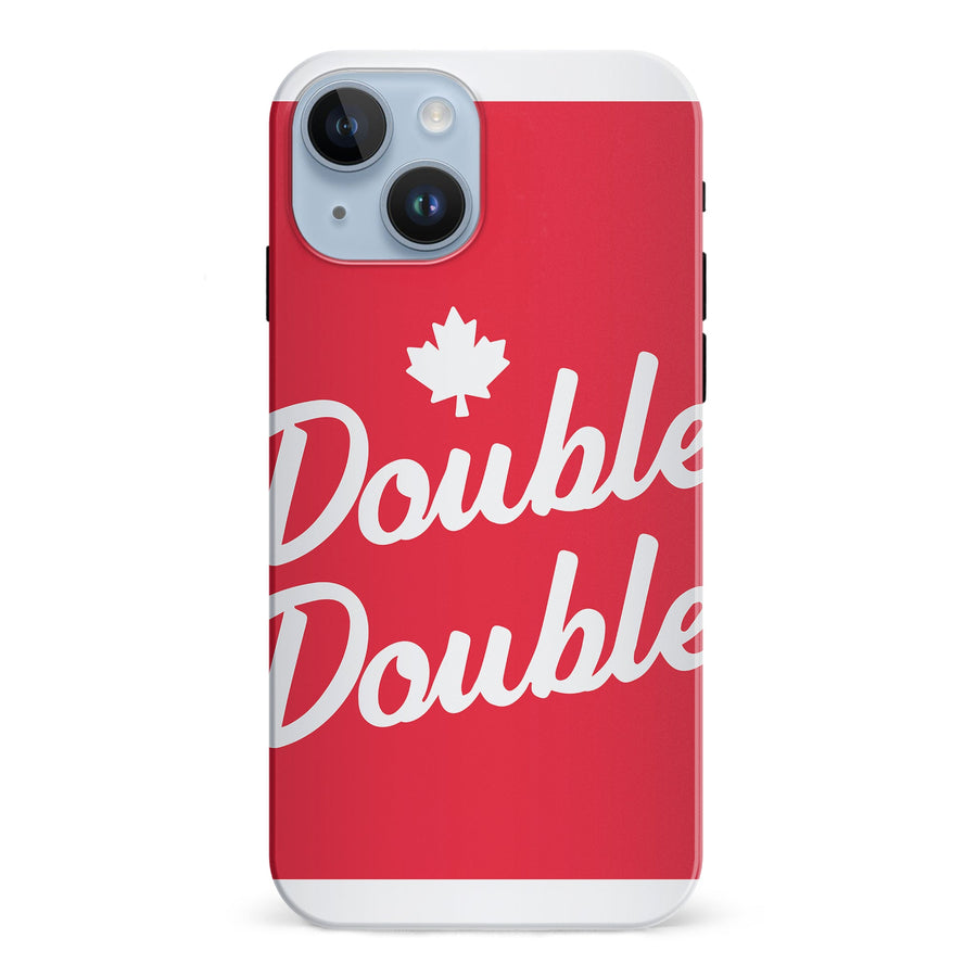 Double Double Canadiana Phone Case for iPhone 15