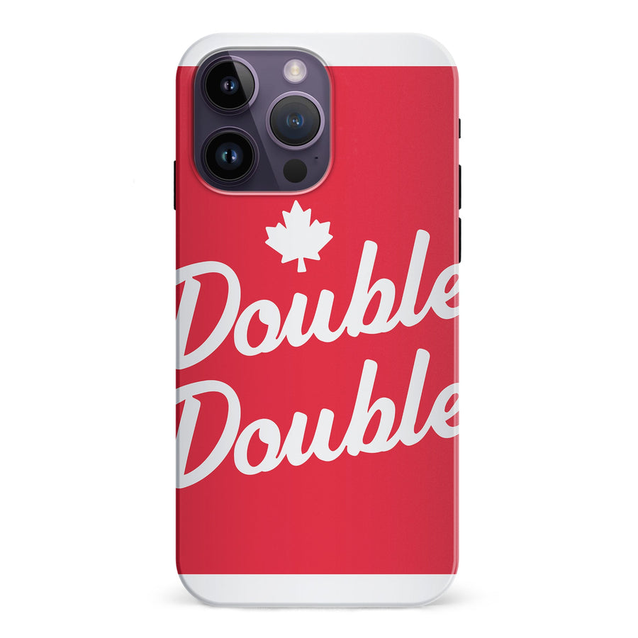 Double Double Canadiana Phone Case for iPhone 15 Pro
