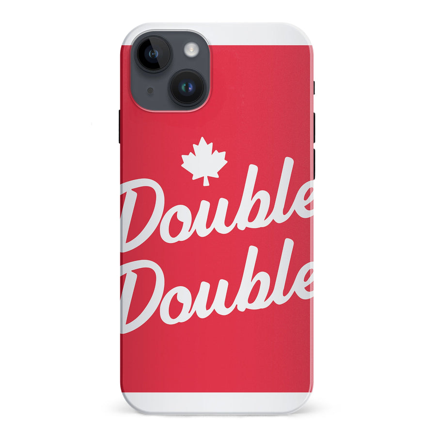 Double Double Canadiana Phone Case for iPhone 15 Plus