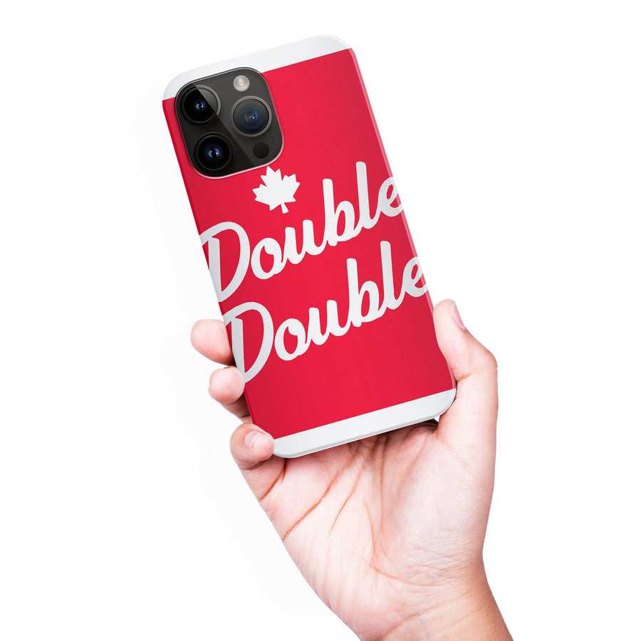 Double Double Canadiana Phone Case for iPhone 15 Pro Max
