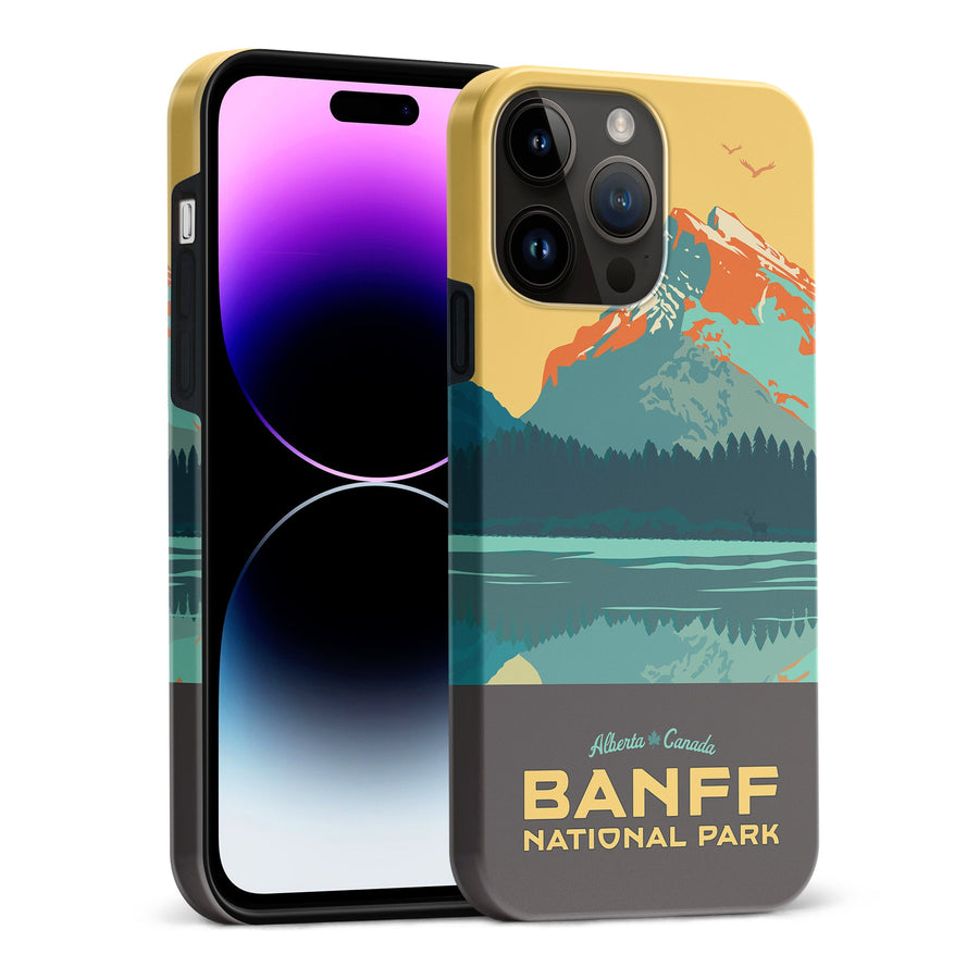 Banff National Park Canadiana Phone Case for iPhone 15 Pro Max