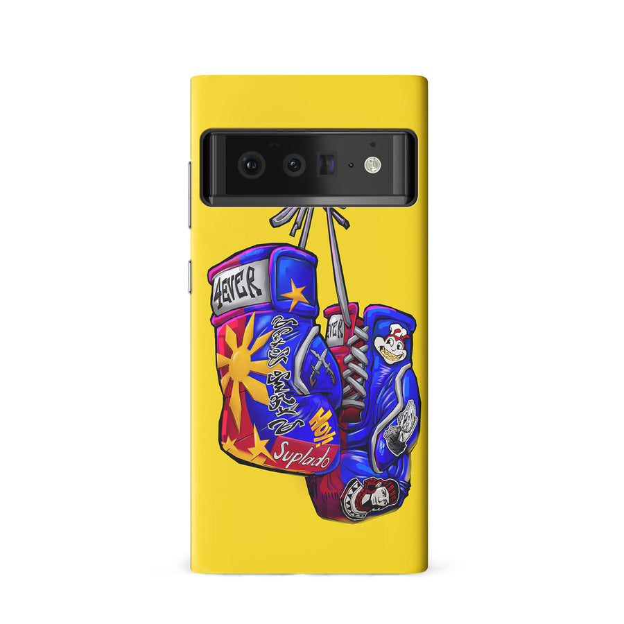 Google Pixel 6 Filipino Boxing Stickers Phone Case
