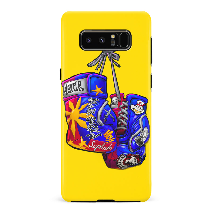 Samsung Galaxy Note 8 Filipino Boxing Stickers Phone Case