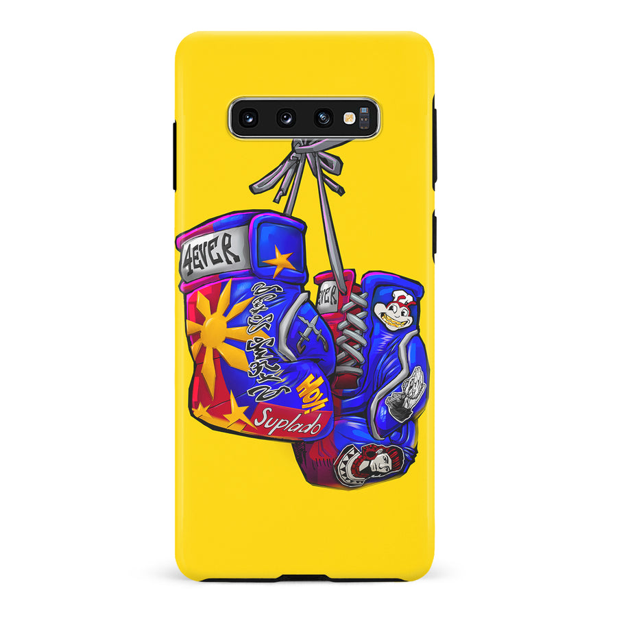 Samsung Galaxy S10 Filipino Boxing Stickers Phone Case