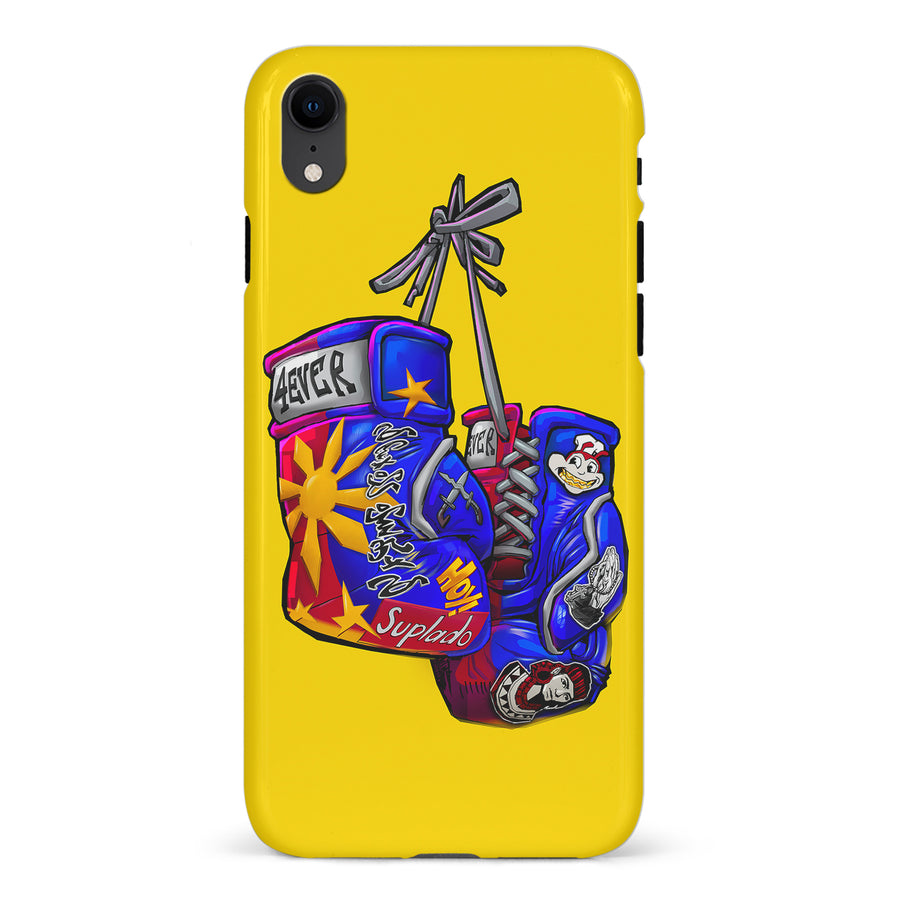 iPhone XR Filipino Boxing Stickers Phone Case