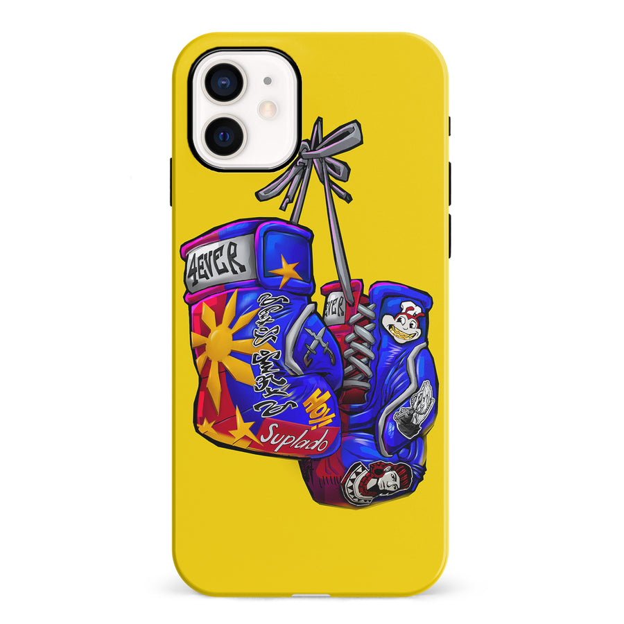 iPhone 12 Mini Filipino Boxing Stickers Phone Case